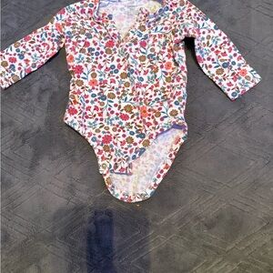 Carter's Multicolor Floral Long Sleeve Bodysuit